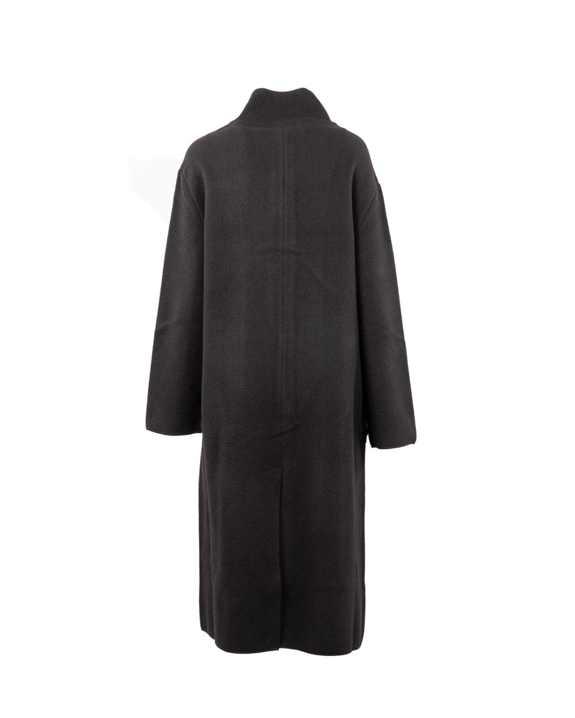 shop EMPORIO ARMANI  Cappotto: Emporio Armani cappotto in maglia.
Collo alto.
Maniche svasate.
Tasche a toppa.
Composizione: 84% Lana, 16% Cotone.
Made in China.. EW001234 AF19926-UC001 number 430335